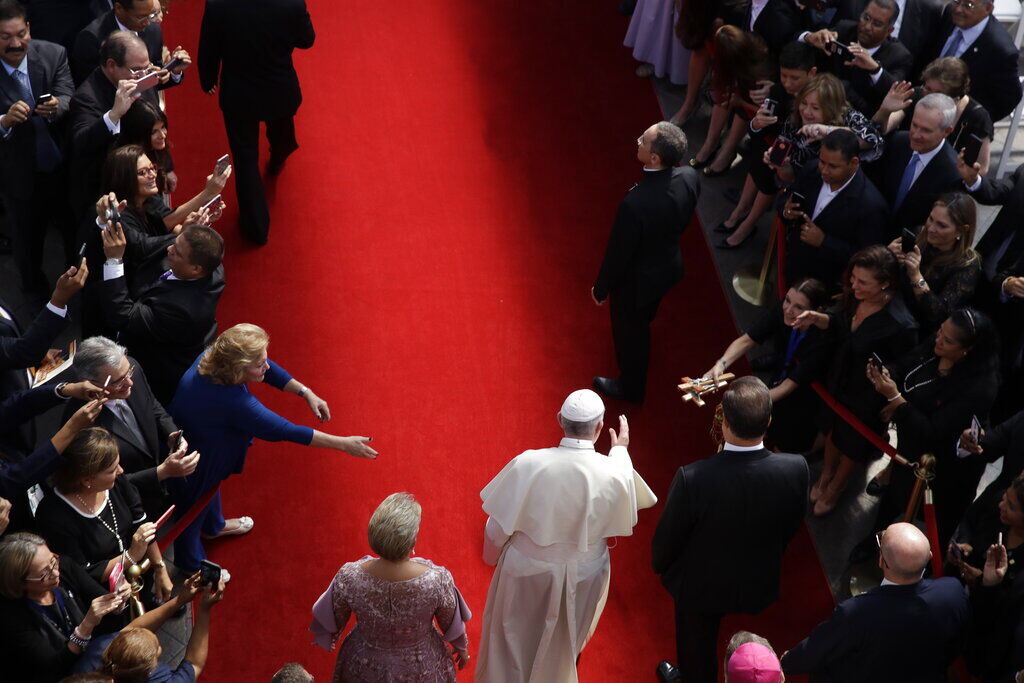 APTOPIX Panama Pope